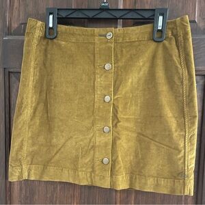 Toad & Co. Corduroy mini skirt